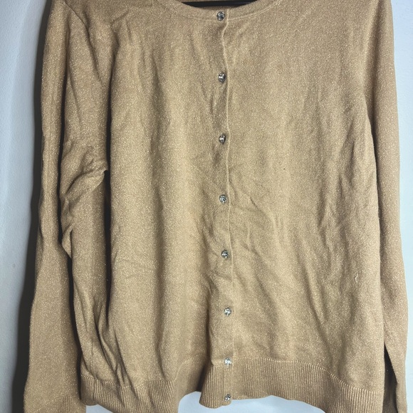 LOFT Button down Cardigan with Beautiful Sparkles! - Picture 1 of 4